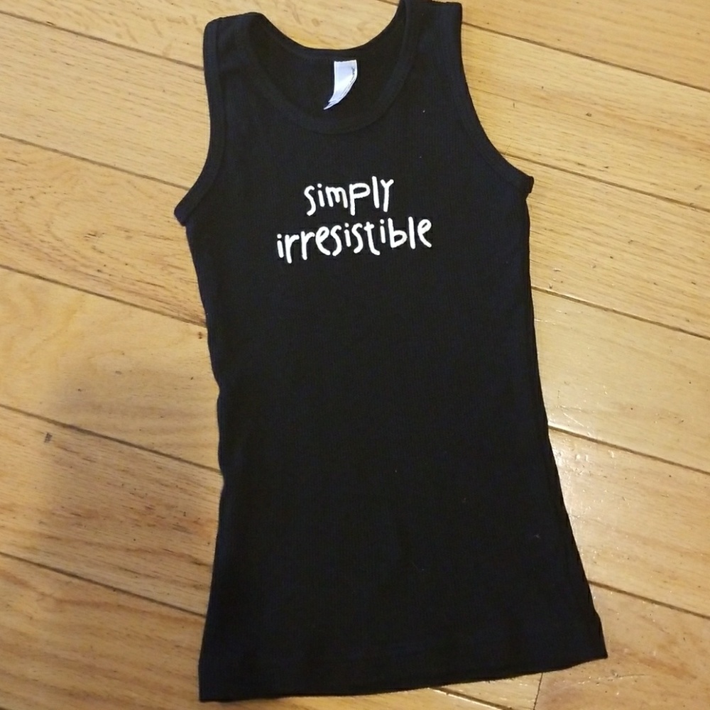 American Apparel ribbed  girls tank-top